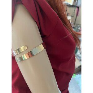 Armlet, arm cuff bracelet, gold armband, flower bracelet boho upper arm bracelet